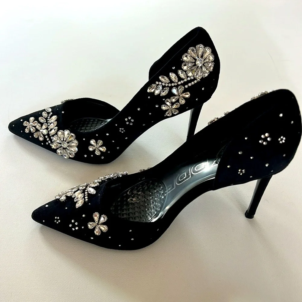 Express Rhinestone 4” Heels - Picture 3 of 7
